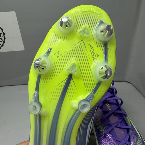 Adidas F50 Elite SG Soccer Cleats Men Sz 11 Purple Green JH7633 SoftGround Studs main image 11